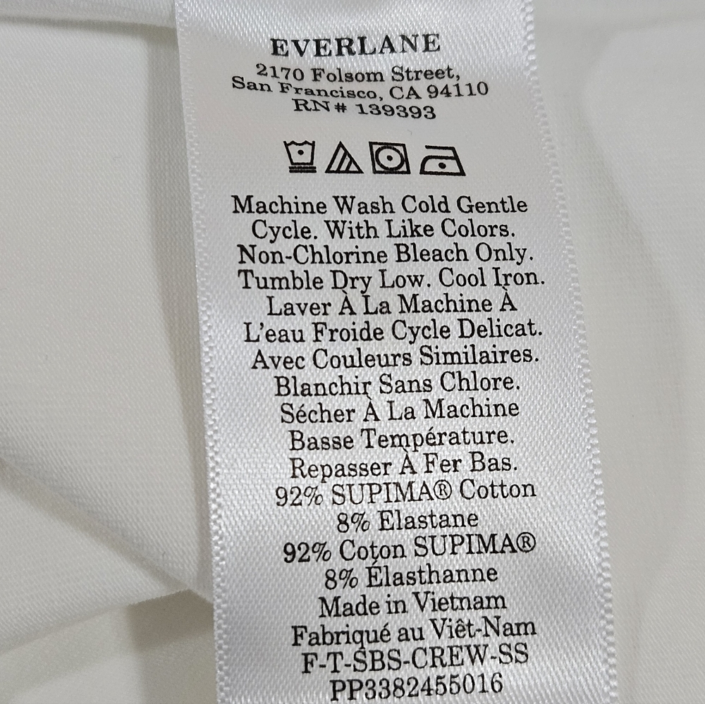 NWOT Everlane Crewneck Tee Size M - Picture 5 of 6